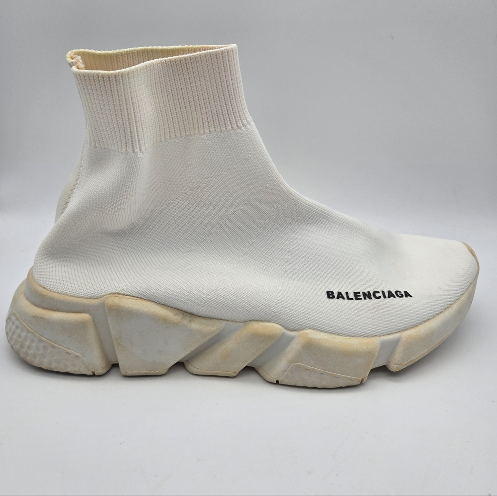 Balenciaga Knit High Top Speed Sneakers